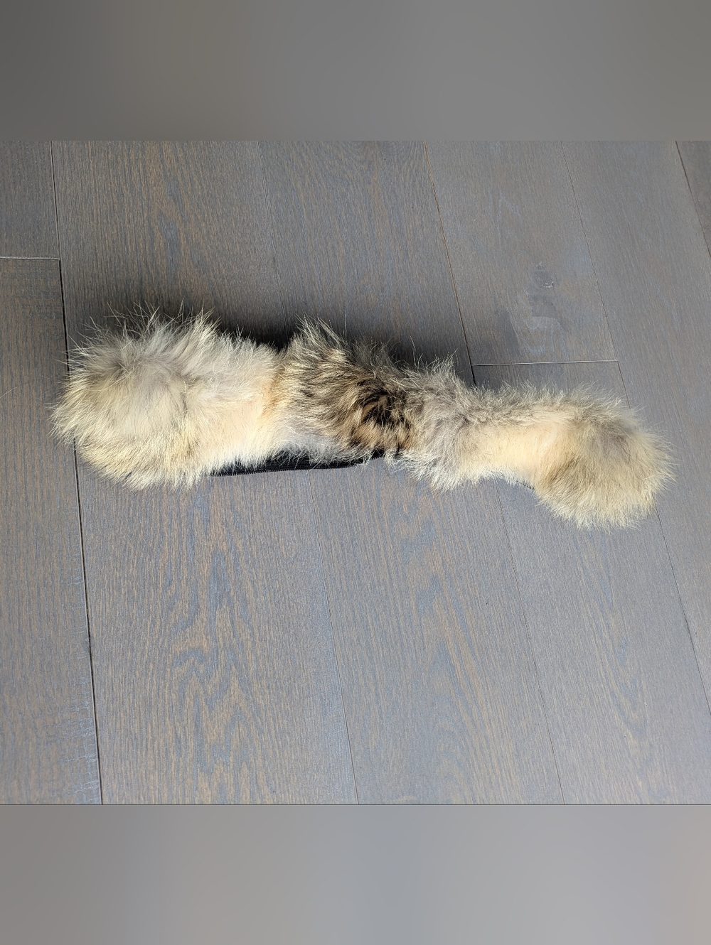 Authentic Canada Goose Real Coyote Fur Hood Trim Replacement - Zipper Attachment